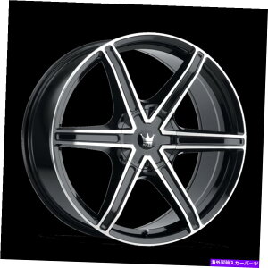 �z�C�[���@4�{�Z�b�g 20x8.5 Mazzi Stilts Black/Machined Wheels 5x112/5x120�i35mm�j�Z�b�g4 20x8.5 MAZZI Stilts Black/Machined Wheels 5x112/5x120 (35mm) Set of 4