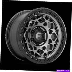 �z�C�[���@4�{�Z�b�g 17x9�R��1PC D784���j�b�g�K�����^���z�C�[��6x120�i1mm�j�Z�b�g4�̃Z�b�g 17x9 Fuel 1PC D784 UNIT Gunmetal Wheels 6x120 (1mm) Set of 4�y���s�A���i�z