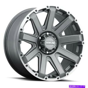 zC[@4{Zbg 20x9 mkwIt[hM94YDF̃zC[6x5.5i10mmjZbg4 20x9 MKW Offroad M94 Anthracite Grey Wheels 6x5.5 (10mm) Set of 4