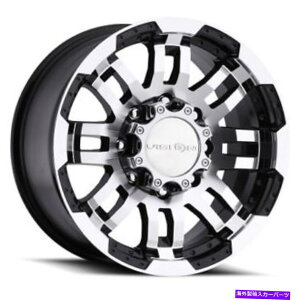 zC[@4{Zbg 20x9rWIt[h375EHA[ubN@BHzC[8x6.5i0mmjZbg4 20x9 Vision Off-Road 375 Warrior Black Machined Wheels 8x6.5 (0mm) Set of 4