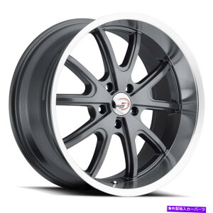 �z�C�[���@4�{�Z�b�g 20x9.5�A�����J�̋ؓ�143�g���N�K�����^���}�b�n�z�C�[��5x120�i38mm�j�Z�b�g4 20x9.5 American Muscle 143 Torque Gunmetal Mach Wheels 5x120 (38mm) Set of 4�y���s�A���i�z