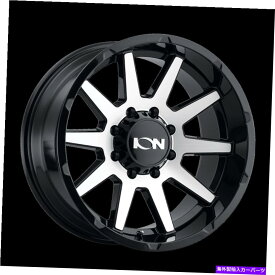 ホイール　4本セット 18x9イオン143ブラック/機械加工ホイール5x5.5（0mm）セット4 18x9 ION 143 Black/Machined Wheels 5x5.5 (0mm) Set of 4