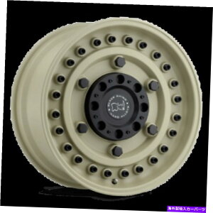 �z�C�[���@4�{�Z�b�g 16x8�u���b�N�T�C�A�[�����[�f�U�[�g�T���h�z�C�[��5x4.5/5x5�i-10mm�j�Z�b�g4�̃Z�b�g 16x8 Black Rhino Armory Desert Sand Wheels 5x4.5/5x5 (-10mm) Set of 4�y���s�A���i�z