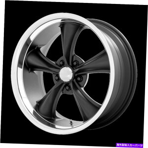 ホイール 4本セット 18x8アメリカンレーシングVN338ボスブラックホイール5x4.5(2mm)セット4のセット 18x8 American Racing VN338 Boss Black Wheels 5x4.5 (2mm) Set of 4