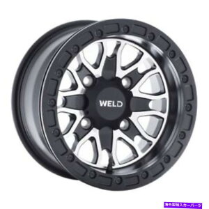 �z�C�[���@4�{�Z�b�g 15x10�n��utv u501���v�^�[�T�e���u���b�N�~�����O�z�C�[��4x136�i5+5�j4�̃Z�b�g 15x10 WELD UTV U501 Raptor Satin Black Milled Wheels 4x136 (5+5) Set of 4�y���s�A���i�z