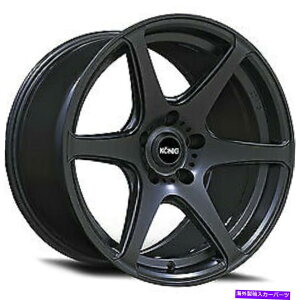 �z�C�[���@4�{�Z�b�g 18x8 konig 104gg�^���f���O���X�O���t�@�C�g�z�C�[��5x120�i35mm�j�Z�b�g4 18x8 Konig 104GG Tandem Gloss Graphite Wheels 5x120 (35mm) Set of 4�y���s�A���i�z