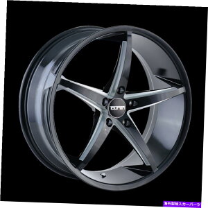 �z�C�[���@4�{�Z�b�g 18x8 TOUREN TR70�u���b�N/�~���h�z�C�[��5x115�i20mm�j�Z�b�g4 18x8 TOUREN TR70 Black/Milled Wheels 5x115 (20mm) Set of 4