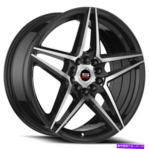ホイール 4本セット 20x8.5 SPEC-1 SP-54 Gloss Black&Machined Wheels 5x4.5/5x120(38mm)セット4 20x8.5 Spec-1 SP-54 Gloss Black & Machined Wheels 5x4.5/5x120 (38mm) Set of 4