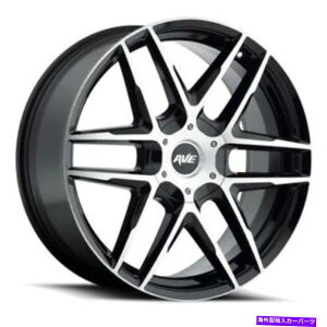 zC[@4{Zbg 20x8.5 Avenue A613 GlossubN@BHzC[5x4.5/5x120i40mmjZbg4 20x8.5 Avenue A613 Gloss Black Machined Wheels 5x4.5/5x120 (40mm) Set of 4