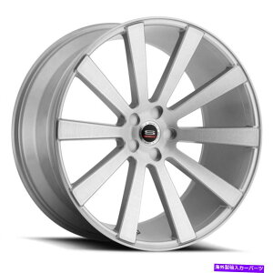 �z�C�[���@4�{�Z�b�g 20x9 SPEC-1 SPL-002�V���o�[�u���V�z�C�[���u�����N�i15mm�j4�̃Z�b�g 20x9 Spec-1 SPL-002 Silver Brushed Wheels Blank (15mm) Set of 4