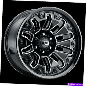 zC[@4{Zbg 20x10rW362A[}[OXubN~OX|[NzC[6x135i-25mmjZbg4 20x10 Vision 362 Armor Gloss Black Milled Spoke Wheels 6x135 (-25mm) Set of 4