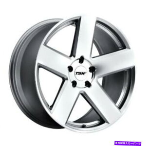 �z�C�[���@4�{�Z�b�g 18x9.5 TSW�u���X�g���V���o�[W/�~���[�J�b�g�t�F�C�X�z�C�[��5x120�i20mm�j�Z�b�g4�̃Z�b�g 18x9.5 TSW Bristol Silver W/Mirror Cut Face Wheels 5x120 (20mm) Set of 4