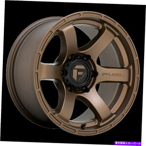 �z�C�[���@4�{�Z�b�g 17x9�R��1PC D768���b�V���}�b�g�u�����Y�z�C�[��6x5.5�i-12mm�j�Z�b�g4 17x9 Fuel 1pc D768 RUSH Matte Bronze Wheel 6x5.5 (-12mm) Set of 4�y���s�A���i�z