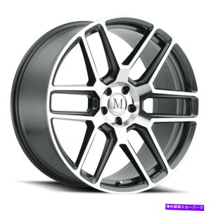 �z�C�[���@4�{�Z�b�g 19x9.5�}���h���X�I�b�g�[�K�����^��w/�~���[�J�b�g�t�F�C�X�z�C�[��5x112�i25mm�j�Z�b�g4 19x9.5 Mandrus Otto Gunmetal W/Mirror Cut Face Wheels 5x112 (25mm) Set of 4�y���s�A���i�z