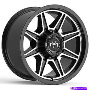 ホイール 4本セット 20x10 Motiv Off Road 428MB Balast Gloss Blk Mach Wheels 5x4.5(-12mm)セット4 20x10 Motiv Off Road 428MB Balast Gloss Blk Mach Wheels 5x4.5 (-12mm) Set of 4