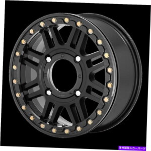 zC[@4{Zbg 15x6 KMC KS250P[WUTVr[hbNubNW/ubNOzC[4x137i38mmjZbg4 15x6 KMC KS250 Cage UTV Beadlock Black W/Black Ring Wheels 4x137 (38mm) Set of 4