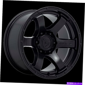 �z�C�[���@4�{�Z�b�g 17x9�R��1PC D766���b�V���T�e���u���b�N�z�C�[��6x5.5�i-12mm�j�Z�b�g4 17x9 Fuel 1pc D766 RUSH SATIN BLACK Wheel 6x5.5 (-12mm) Set of 4�y���s�A���i�z