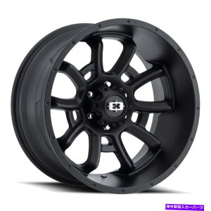 �z�C�[���@4�{�Z�b�g 20x9�r�W�����I�t���[�h415���e�T�e���u���b�N�z�C�[��8x170�i12mm�j�Z�b�g4 20x9 Vision Off-Road 415 Bomb Satin Black Wheels 8x170 (12mm) Set of 4�y���s�A���i�z