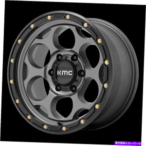 �z�C�[���@4�{�Z�b�g 17x8.5 kmc km541�_�[�e�B�n���[�T�e���O���[�ƍ������b�v�z�C�[��5x5�i0mm�j�Z�b�g4 17x8.5 KMC KM541 Dirty Harry Satin Gray With Black Lip Wheels 5x5 (0mm) Set of 4�y���s�A���i�z