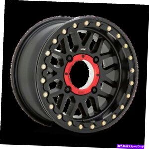 zC[@4{Zbg 15x7 KMC UTV KS235Ol[hr[hbNTeubNzC[4x137i10mmjZbg4 15x7 KMC UTV KS235 GRENADE BEADLOCK Satin Black Wheels 4x137 (10mm) Set of 4