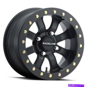 �z�C�[���@4�{�Z�b�g 15x7 Raceline A71B Mamba UTV�r�[�h���b�N�T�e���u���b�N�z�C�[��4x137�i0mm�j�Z�b�g4 15x7 Raceline A71B Mamba UTV Beadlock Satin Black Wheels 4x137 (0mm) Set of 4�y���s�A���i�z