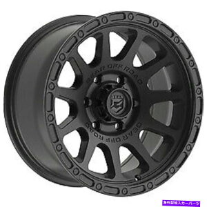 �z�C�[���@4�{�Z�b�g 20x9�M�A�I�t���[�h760SB�T�e���u���b�N�z�C�[��6x135�i18mm�j�Z�b�g4 20x9 Gear Off Road 760SB Satin Black Wheels 6x135 (18mm) Set of 4�y���s�A���i�z