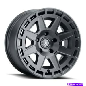 zC[@4{Zbg 17x8.5ACRRpXTeubNzC[6x5.5i0mmj4̃Zbg 17x8.5 Icon Alloys Compass Satin Black Wheels 6x5.5 (0mm) Set of 4