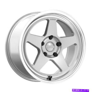 ホイール 4本セット 17x9 Kansei K12H KNPハイパーシルバーW/機械加工リップホイール5x4.5(35mm)セット4 17x9 Kansei K12H KNP Hyper Silver W/Machined Lip Wheels 5x4.5 (35mm) Set of 4
