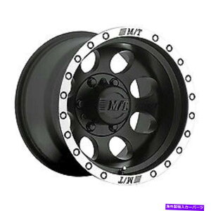 ホイール 4本セット 17x9ミッキートンプソンクラシックバハロックブルクマッハホイール5x5(-12mm)セット4 17x9 Mickey Thompson Classic Baja Lock Blk Mach Wheel 5x5 (-12mm) Set of 4