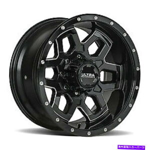 �z�C�[���@4�{�Z�b�g 18x9�E���g��217bm�E�H�[���b�N�O���X�u���b�N�~�����O�z�C�[��6x135�i18mm�j�Z�b�g4 18x9 Ultra 217BM Warlock Gloss Black Milled Wheels 6x135 (18mm) Set of 4�y���s�A���i�z
