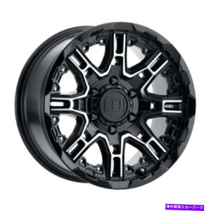 �z�C�[���@4�{�Z�b�g 18x9���x��8�X�����O�V���b�g�O���X�u���b�Nw/�@�B���H�t�F�C�X�z�C�[��8x6.5�i0mm�j�Z�b�g4 18x9 Level 8 Slingshot Gloss Black W/Machined Face Wheels 8x6.5 (0mm) Set of 4�y���s�A���i�z