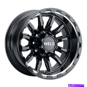 zC[@4{Zbg 20x10nڃIt[hW137KgbgubN~OzC[8x170i-18mmjZbg4 20x10 WELD Off-Road W137 Gauntlet Black Milled Wheels 8x170 (-18mm) Set of 4