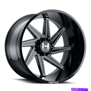 zC[@4{Zbg 26x16GΓIH119 DAGRubN~OwzC[8x6.5i-101mmjZbg4 26x16 Hostile H119 DAGR Black Milled DIRECTIONAL Wheels 8x6.5 (-101mm) Set of 4