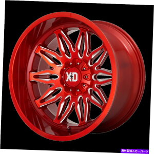 ホイール 4本セット 20x10 XDシリーズXD859 Gunner Candy Red Milled Wheel 6x135/6x5.5(-18mm)セット4セット 20x10 XD Series XD859 Gunner Candy Red Milled Wheel 6x135/6x5.5 (-18mm) Set of 4