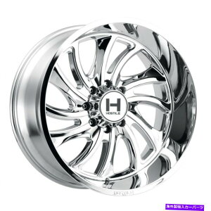zC[@4{Zbg 20x12GΓIH118f[A[}[bLiChromejzC[8x180i-44mmjZbg4 20x12 Hostile H118 Demon Armor Plated (Chrome) Wheels 8x180 (-44mm) Set of 4