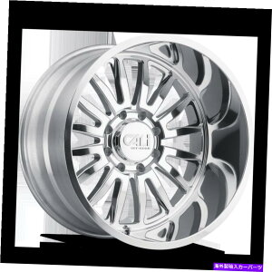 �z�C�[���@4�{�Z�b�g 20x10�J���I�����[�h�T�~�b�g�������ꂽ�z�C�[��8x6.5�i-25mm�j�Z�b�g4 20x10 CALI OFF-ROAD Summit Polished Wheels 8x6.5 (-25mm) Set of 4