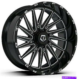 �z�C�[���@4�{�Z�b�g 22x12 tis 547bm�O���X�u���b�Nw/�~���z�C�[��8x6.5�i-44mm�j�Z�b�g4 22x12 TIS 547BM Gloss Black w/Milled Wheels 8x6.5 (-44mm) Set of 4