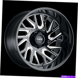 zC[@4{Zbg 24x14 Tuff T4B Gloss BlackMilled Directional Wheels 6x5.5i-72mmjZbg4 24x14 Tuff T4B Gloss Black & Milled DIRECTIONAL Wheels 6x5.5 (-72mm) Set of 4