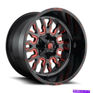 zC[@4{Zbg 20x9 d612RXg[NOXbhzC[6x135/6x5.5i1mmj4̃Zbg 20x9 D612 Fuel Stroke Gloss Red Wheels 6x135/6x5.5 (1mm) Set of 4