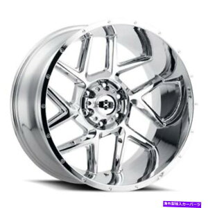 zC[@4{Zbg 20x12rWIt[h360XCo[NzC[6x135i-51mmjZbg4 20x12 Vision Off-Road 360 Sliver Chrome Wheels 6x135 (-51mm) Set of 4