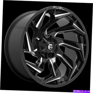 �z�C�[���@4�{�Z�b�g 24x12�R��1PC D753��������u���b�N�z�C�[��8x170�i-44mm�j�Z�b�g4 24x12 Fuel 1pc D753 REACTION Gloss Black Wheel 8X170 (-44mm) Set of 4�y���s�A���i�z
