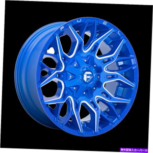 �z�C�[���@4�{�Z�b�g 22x12 Fuel D770 Twitch Anodized Blue Milled Wheels 8x170�i-44mm�j�Z�b�g4 22x12 Fuel D770 Twitch Anodized Blue Milled Wheels 8x170 (-44mm) Set of 4�y���s�A���i�z