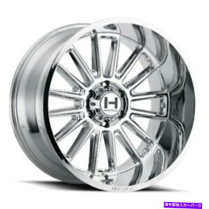 zC[@4{Zbg 20x12GΓIH115vf^[A[}[bLiNjzC[6x135i-44mmjZbg4 20x12 Hostile H115 Predator Armor Plated (Chrome) Wheels 6x135 (-44mm) Set of 4