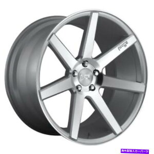 �z�C�[���@4�{�Z�b�g 20x10 M179�j�b�`���F���[�i�O���X�V���o�[�@�B���H�z�C�[��5x120�i40mm�j�Z�b�g4 20x10 M179 Niche Verona Gloss Silver Machined Wheels 5x120 (40mm) Set of 4�y���s�A���i�z