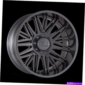 �z�C�[���@4�{�Z�b�g 24x12�J���I�t���[�hrawkon�O���t�@�C�g�z�C�[��8x6.5�i-51mm�j�Z�b�g4 24x12 CALI OFF-ROAD RAWKON Graphite Wheels 8x6.5 (-51mm) Set of 4�y���s�A���i�z