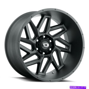 �z�C�[���@4�{�Z�b�g 22x14�r�W����361�X�p�C�_�[�T�e���u���b�N�z�C�[��8x6.5�i-76mm�j�Z�b�g4 22x14 Vision 361 Spyder Satin Black Wheels 8x6.5 (-76mm) Set of 4�y���s�A���i�z