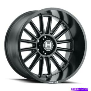 zC[@4{Zbg 20x12GΓIH115vf^[AXt@giTeubNjzC[6x5.5i-44mmjZbg4 20x12 Hostile H115 Predator Asphalt (Satin Black) Wheels 6x5.5 (-44mm) Set of 4
