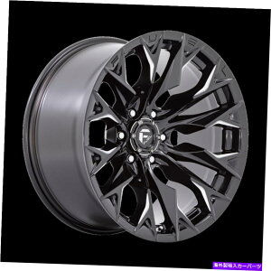 zC[@4{Zbg 20x10RIt[hD803ΉubN~OzC[5x5.5i-18mmjZbg4 20x10 Fuel Off-Road D803 Flame Gloss Black Milled Wheels 5x5.5 (-18mm) Set of 4