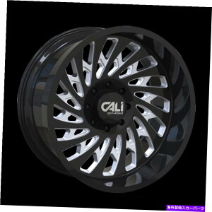 �z�C�[���@4�{�Z�b�g 20x12 Cali�I�t���[�h�X�C�b�`�o�b�N�O���X�u���b�N/�~���h�z�C�[��5x5�i-51mm�j�Z�b�g4 20x12 CALI OFF-ROAD Switchback Gloss Black/Milled Wheels 5x5 (-51mm) Set of 4�y���s�A���i�z