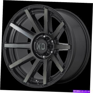 �z�C�[���@4�{�Z�b�g 22x10 XD�V���[�YXD847�A�E�g�u���C�N�u���b�NW/�O���[�z�C�[��5x5�i-18mm�j�Z�b�g4 22x10 XD Series XD847 Outbreak Black W/Gray Wheels 5x5 (-18mm) Set of 4�y���s�A���i�z